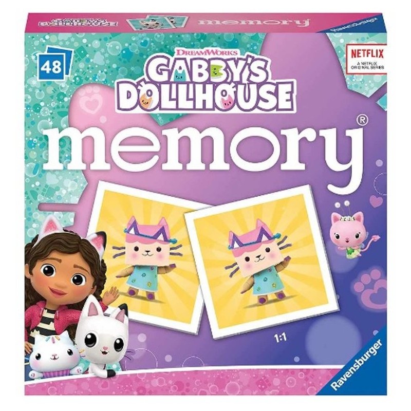 Memory Pocket Gabbys Dollhouse di Ravensburger Memory