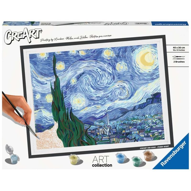 Creart Van Gogh Notte Stellata di Ravensburger Creart Adult
