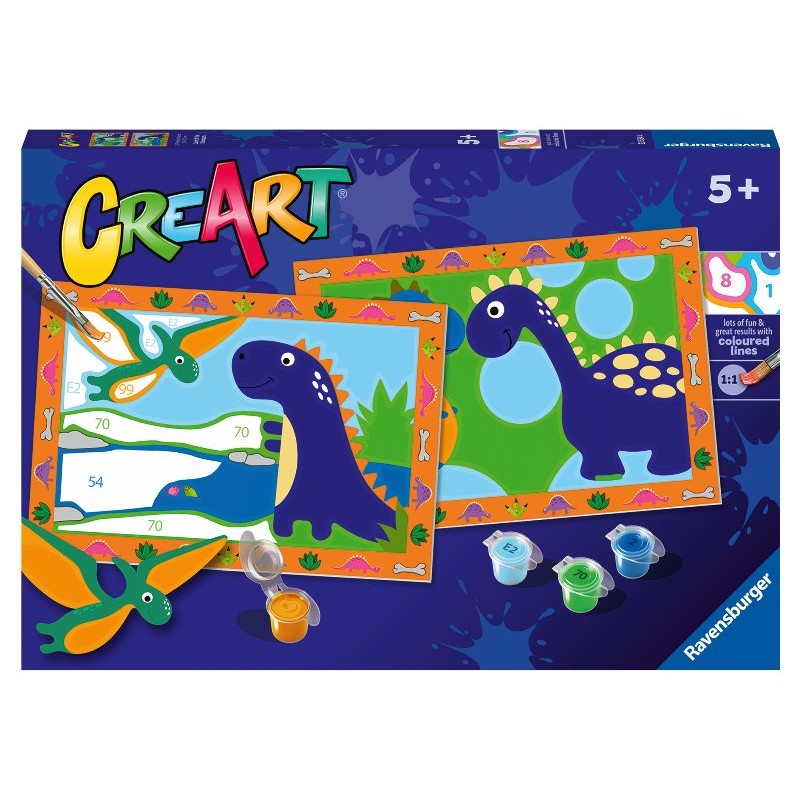 Creart 2 X Dinosauri di Ravensburger Creart Kids