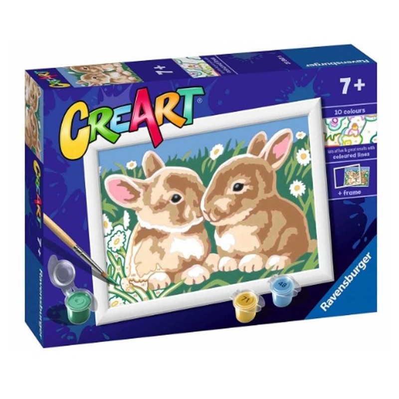 Creart Teneri Coniglietti di Ravensburger Creart Kids