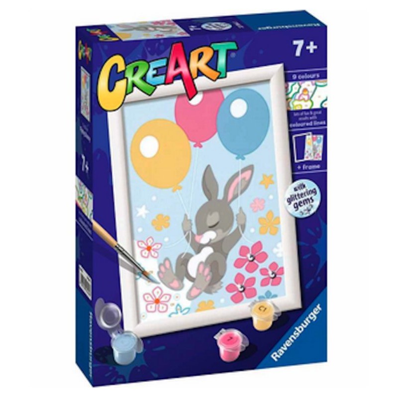 Creart Bunny con Palloncini di Ravensburger Creart Kids