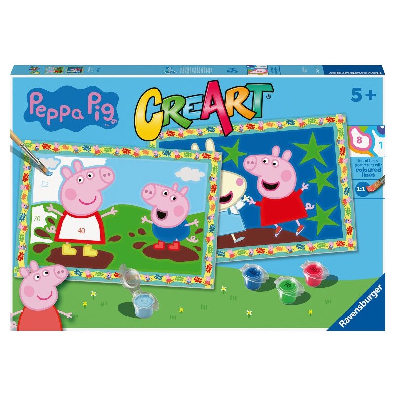 Creart Serie Junior 2 X Peppa Pig di Ravensburger Creart Kids