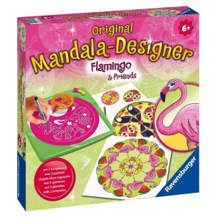 Mandala Midi Flamingo & Friends di Ravensburger