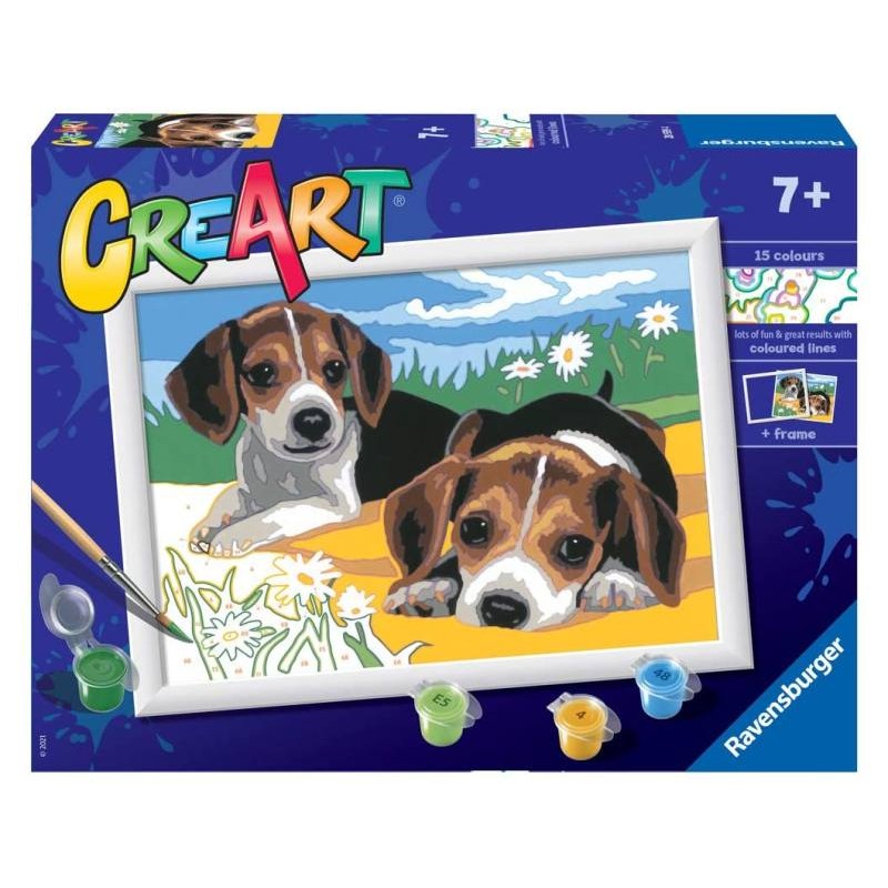 Creart Cuccioli Jack Russell di Ravensburger Creart Kids
