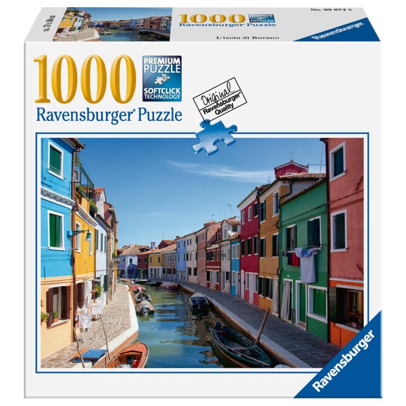 Puzzle 1000 Pz Burano di Ravensburger