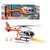 Rescue Helicopter Cm. 64 Luci e Suoni, Rotore Girevole, Verricello, Portelloni Apribili, Accessori di Simba Dickie