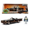Batman Batmobile Classic del 1966 in Scala 1:24 con Personaggio di Batman in Die Cast di Simba Jada