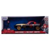Marvel Black Widow 1966 Chevy in Scala 1:24 Die-Cast con Personaggio della Vedova Nera in Die Cast di Simba Jada