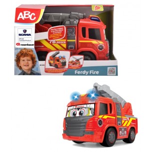 Abc Ferdy Fire, Camion Pompieri Cm. 25, Luci e Suoni, Motorizzato di Simba Abc