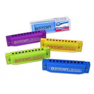 Espositore: Armonica Colorata con Voci in Metallo e Astuccio di Bontempi