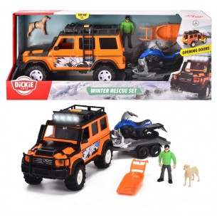 Winter Rescue Set Cm. 38, Luci e Suoni, Personaggio e Accessori di Simba Dickie