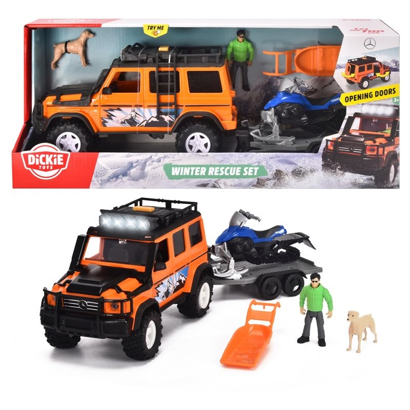 Winter Rescue Set Cm. 38, Luci e Suoni, Personaggio e Accessori di Simba Dickie