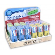 Espositore: Armonica Colorata con Voci in Metallo e Astuccio di Bontempi