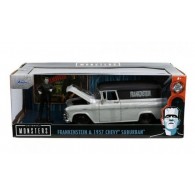 Frankenstein 1957 Chevy Suburban in Scala 1:24 con Personaggio di Simba Jada