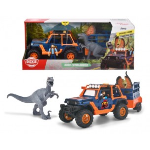 Dino Commander Cm. 40 Luci e Suoni + 2 Dinosauri e Personaggio di Simba Dickie