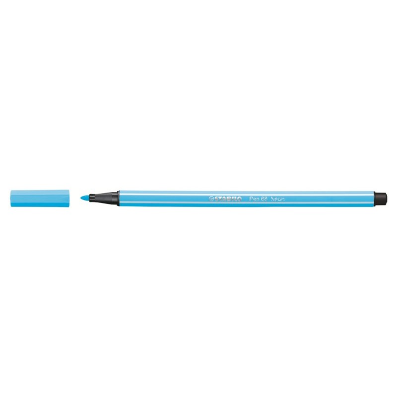 Stabilo Pen 68 Blu Fluorescente