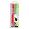 Stabilo Pen 68 Astuccio in Plastica da 6 Colori Neon
