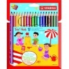 Stabilo Trio Thick Astuccio in Cartone da 18 Colori Ass.+ Temperino