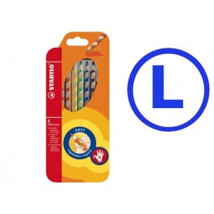 Stabilo Easycolors Astuccio in Cartone da 6 Colori Ass.Per Mancini