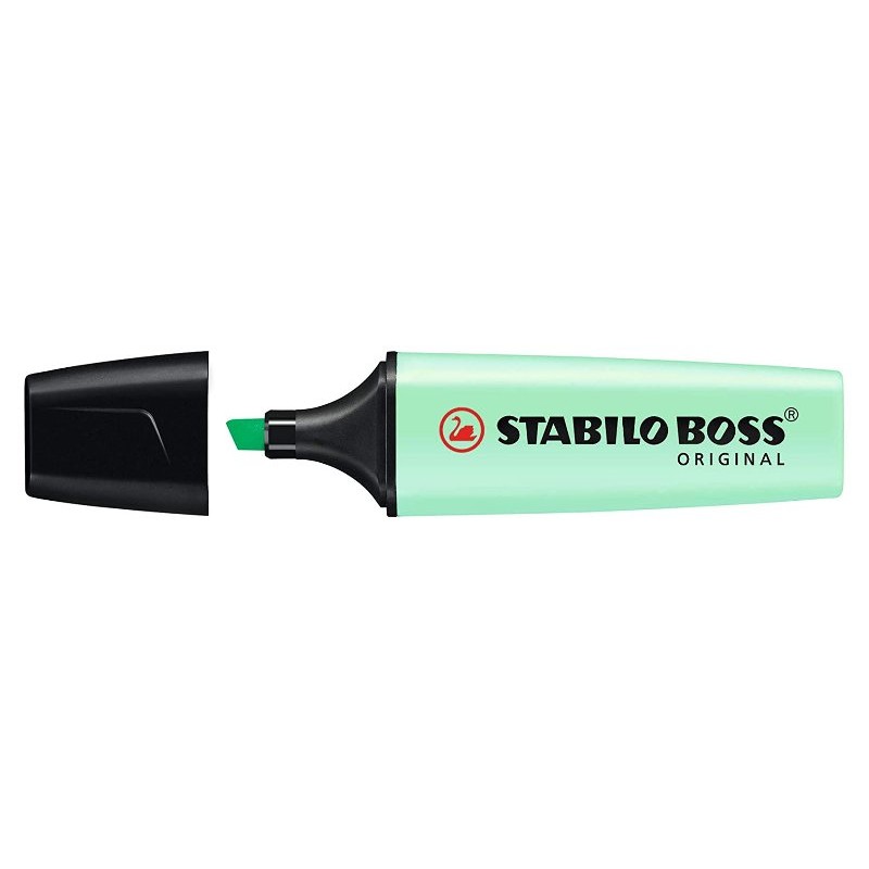 Stabilo Boss Pastel Verde Menta