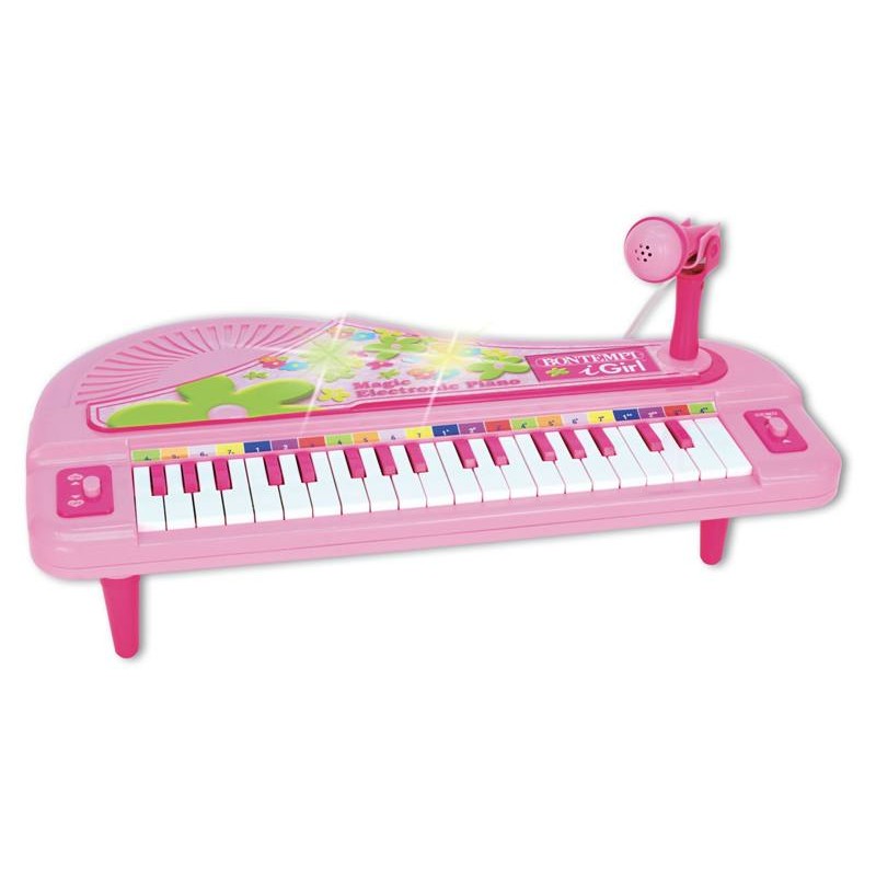 Piano Elettronico da Tavolo 37 Tasti con Microfono di Bontempi