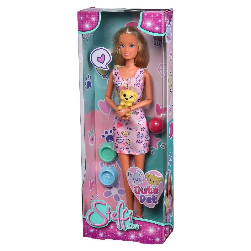 Steffi Love Cute Pet 2 Asst di Simba Steffi-Evi