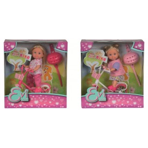Evi Love con Bicicletta - 2 Asst di Simba Steffi-Evi