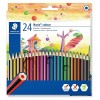 Noris Colour, Astuccio con 24 Matite Colorate Esagonali, in Colori Assortiti di Staedtler
