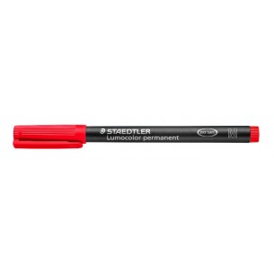 Lumocolor Permanente Punta Media Colore Rosso di Staedtler