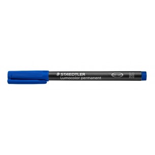 Lumocolor Permanente Punta Media Colore Blu di Staedtler