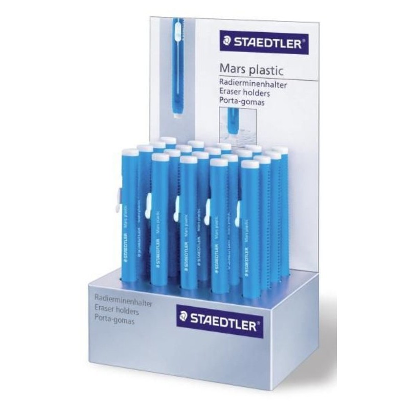 Espositore con Con 20 Portagomme Mars Plastic. di Staedtler