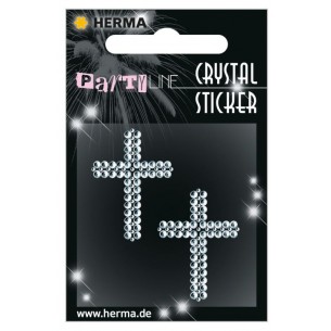Herma Crystal Sticker Motivo: Croci Piccole